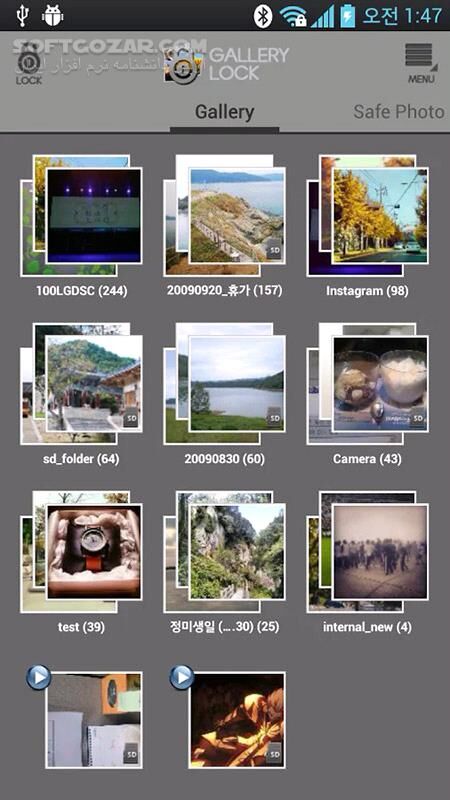 دانلود Safe Gallery Media Lock 5.5.1for Android +2.2 - دانلود رمز گذاری فیلم و تصاویر برای اندروید - سافت گذر