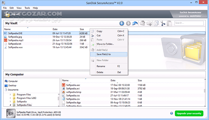 دانلود SanDisk SecureAccess 3.0.2 Win/ 3.0 Mac - دانلود رمزنگاری فلش مموری سان دیسک - سافت گذر