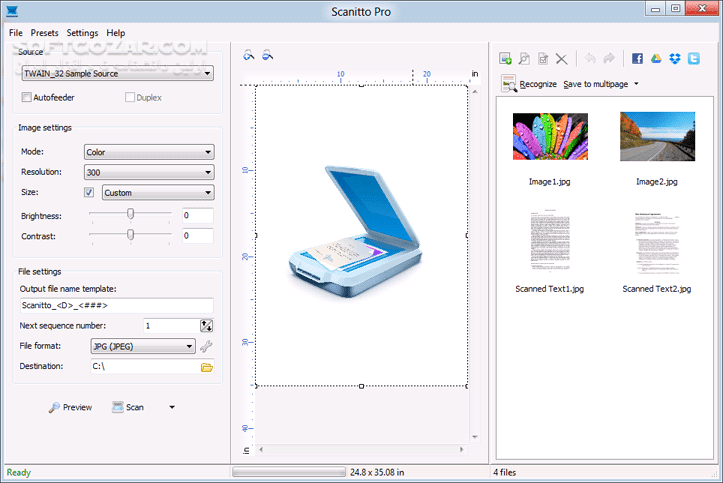 دانلود Scanitto Pro 3.19 + Portable - دانلود مدیریت اسکنر اسکنیتو - سافت گذر
