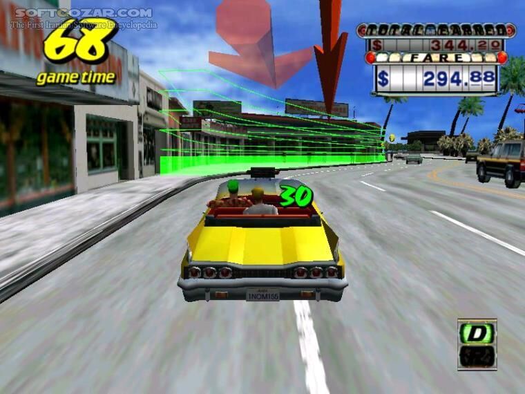 دانلود Crazy Taxi - Rip - دانلود بازی تاکسی دیوانه - سافت گذر