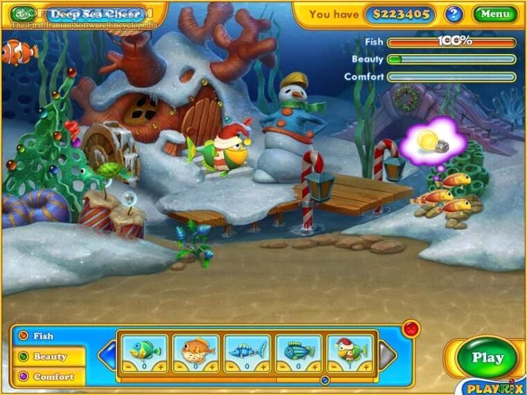 دانلود Fishdom Frosty Splash - دانلود بازی حل پازل جهت ارتقا آکواریوم - سافت گذر
