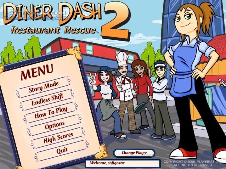 دانلود Portable Diner Dash 2 - دانلود بازی سرعت عمل در رستوران 2 نسخه پورتابل - سافت گذر