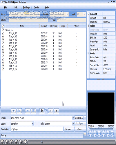 دانلود آموزش تصویری  Xilisoft DVD Ripper Platinum - دانلود کتاب آموزش ایکسیلی سافت دی وی دی ریپر - سافت گذر