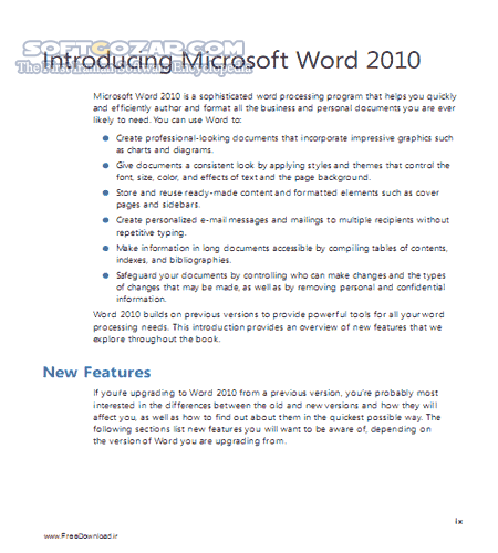 دانلود Step by Step Microsoft Office Word 2010 - دانلود کتاب آموزش وورد 2010 به زبان انگلیسی - سافت گذر