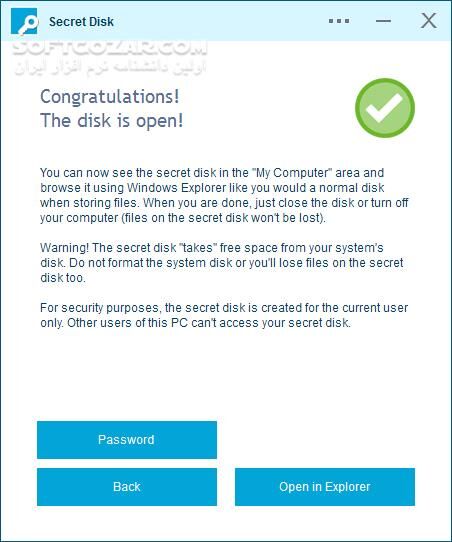 دانلود Secret Disk Professional 2025.316 - دانلود مخفی کردن فایل‌ها و پوشه‌های خصوصی - سافت گذر