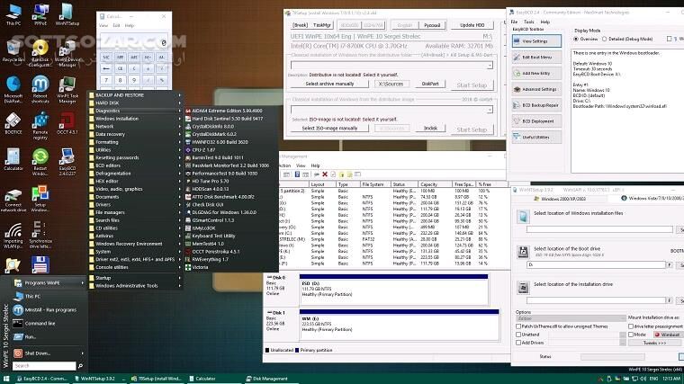دانلود WinPE 11-10-8 Sergei Strelec 2025.12.14 English - دانلود دیسک بوت Sergei Strelec - سافت گذر