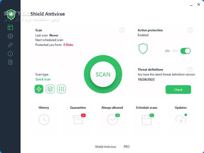 دانلود Shield Antivirus Pro 5.5.0 - دانلود آنتی ویروس شیلد - سافت گذر