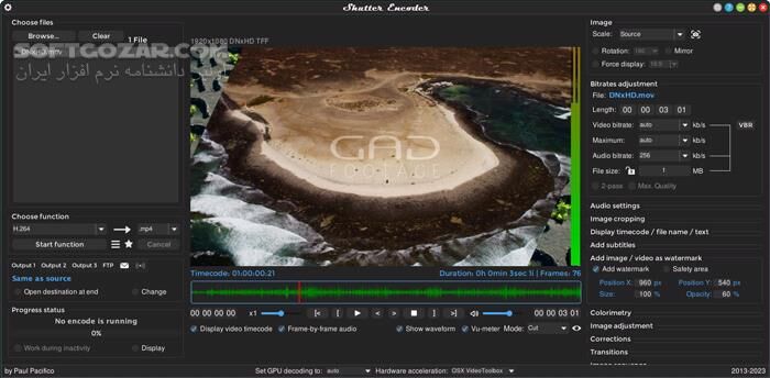 دانلود Shutter Encoder 19.7 - دانلود تبدیل، فشرده‌سازی و مدیریت فایل‌های ویدئویی و صوتی - سافت گذر