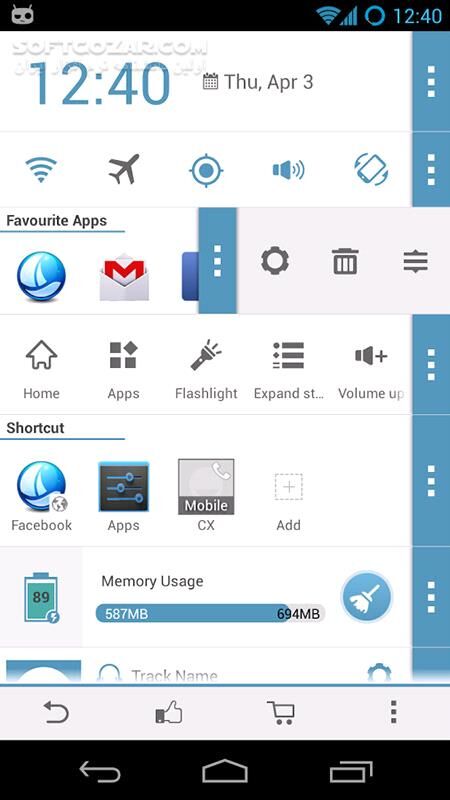 دانلود Sidebar Launcher Pro 3.4.3 for Android +2.3 - دانلود لانچر اندروید برای اندروید - سافت گذر