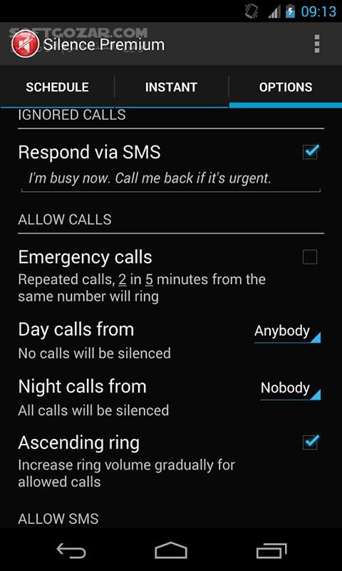 دانلود Silence Premium Do Not Disturb 2.61 for Android +5.0 - دانلود مزاحم نشو!! برای اندروید - سافت گذر