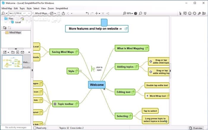 دانلود SimpleMind Pro 2.7.0 Build 6568 - دانلود ترسیم نقشه ذهنی - سافت گذر