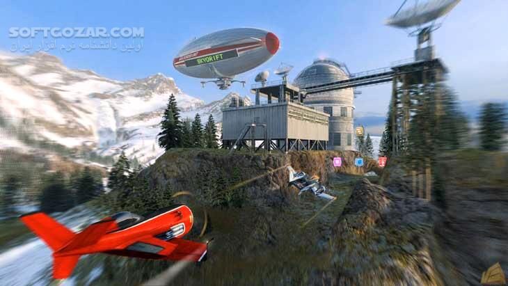 دانلود SkyDrift - دانلود بازی لیزینگ هواپیما در آسمان  - سافت گذر