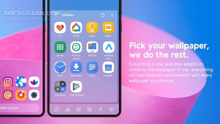 دانلود Smart Launcher 6 Build 6.5-055 Full + Plugins For Android +7.0 - دانلود اسمارت لانچر برای اندروید - سافت گذر