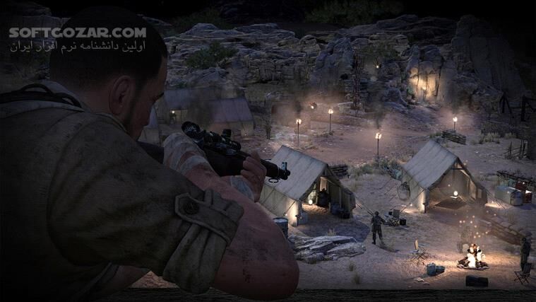 دانلود Sniper Elite III + Update v1.13 + v1.14 incl DLC - دانلود بازی تک‌تیرانداز حرفه‌ای 3  | دارای دی‌ال‌سی Target Hitler Hunt the Grey Wolf و 4 بسته‌ی افزایشی دیگر بصورت پیش‌فرض - سافت گذر