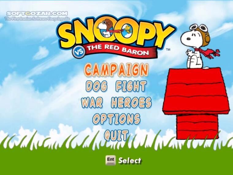 دانلود Snoopy vs the Red Baron - دانلود بازی اسنوپی و شنل قرمزی - سافت گذر