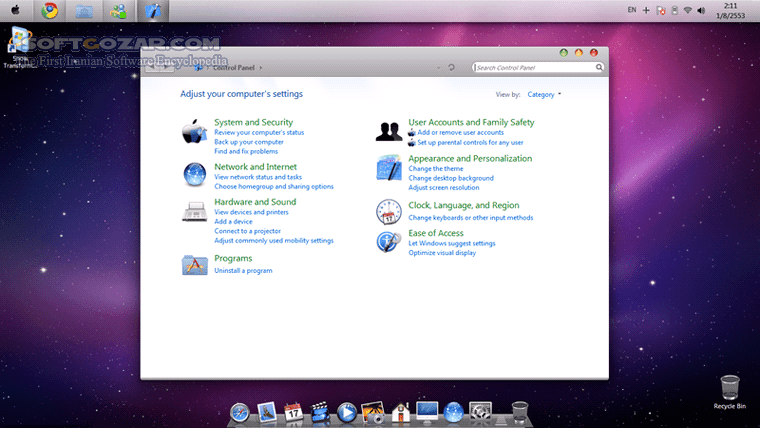 دانلود MacOS Transformation Pack 5.0 - دانلود تبدیل محیط ویندوز به سیستم عامل مک - سافت گذر