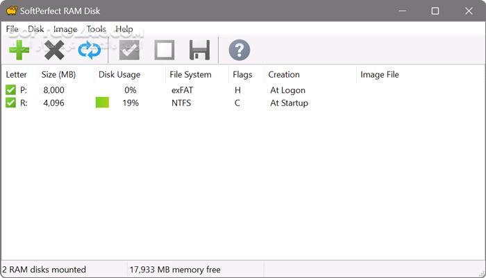 دانلود SoftPerfect RAM Disk 25.12 - دانلود ایجاد دیسک مجازی برای افزایش سرعت کامپیوتر - سافت گذر