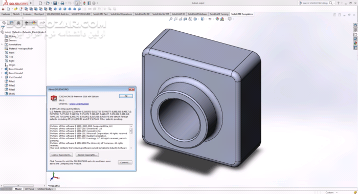دانلود SolidWorks 2016 SP5 x64 - دانلود سالیدورکس 2016 - سافت گذر