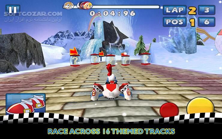 دانلود Sonic & SEGA All-Stars Racing 1.0.1 for Android - دانلود بازی پیست مسابقه سونیک برای اندروید - سافت گذر