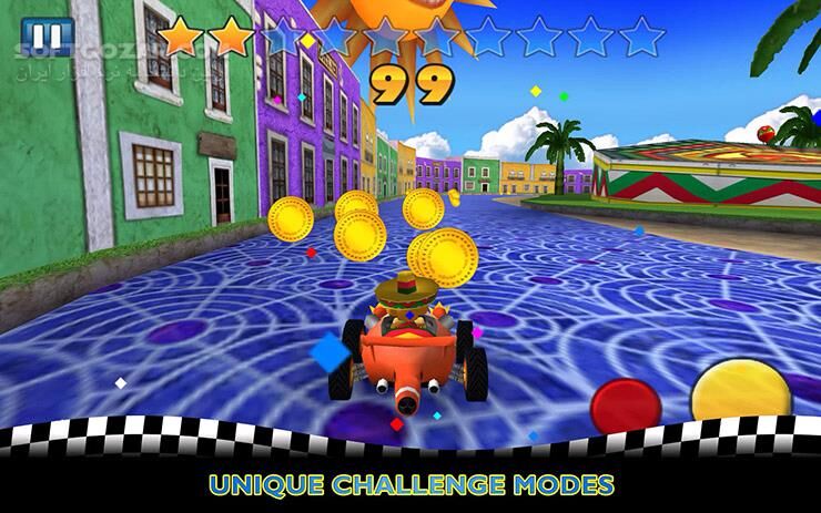 دانلود Sonic & SEGA All-Stars Racing 1.0.1 for Android - دانلود بازی پیست مسابقه سونیک برای اندروید - سافت گذر