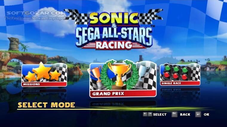دانلود Sonic and All Stars Racing Transformed + Update 2 - دانلود بازی سونیک و سگا مسابقه ستارگان - سافت گذر