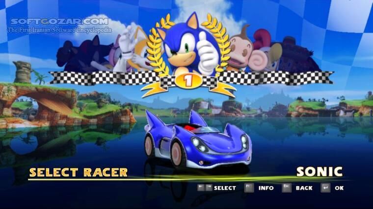 دانلود Sonic and All Stars Racing Transformed + Update 2 - دانلود بازی سونیک و سگا مسابقه ستارگان - سافت گذر