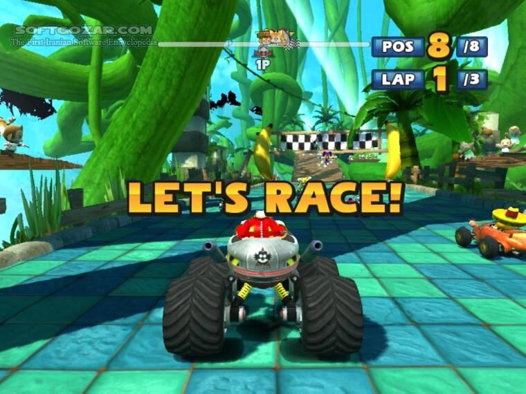 دانلود Sonic and All Stars Racing Transformed + Update 2 - دانلود بازی سونیک و سگا مسابقه ستارگان - سافت گذر