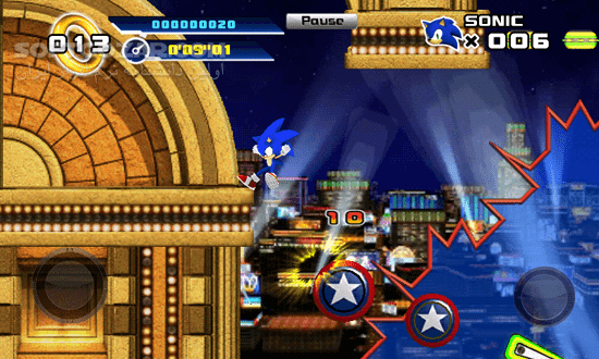 دانلود Sonic 4 Episode I 1.5.0 for Android +2.2 - دانلود بازی معروف و قدیمی کنسول سگا به نام سونیک برای اندروید - سافت گذر