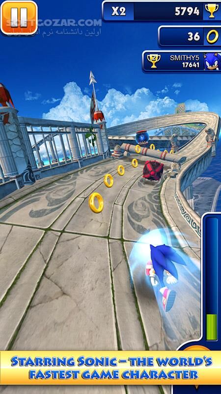 دانلود Sonic Dash 8.14.1 / Sonic Dash 2 3.10.0 for Android +6.0 - دانلود مجموعه بازی های سونیک برای اندروید - سافت گذر
