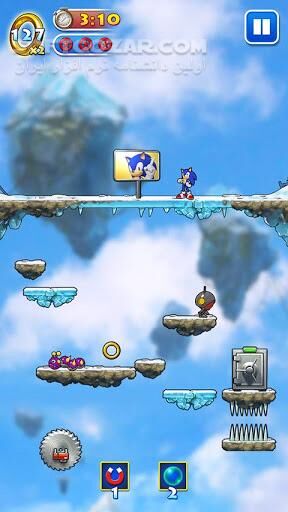 دانلود Sonic Jump 2.0.3 for Android +2.3 - دانلود بازی جدید سونیک برای تمامی پردازنده های گرافیکی برای اندروید - سافت گذر