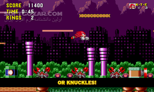 دانلود Sonic The Hedgehog 3.5.1 for Android +2.3 - دانلود سونیک 1 سگا برای اندروید برای اندروید - سافت گذر