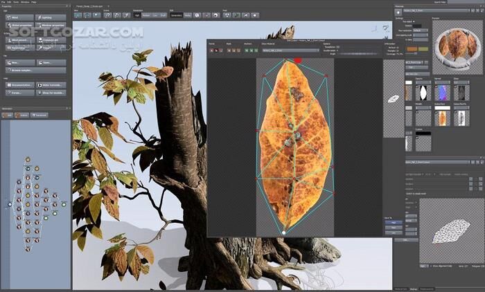 دانلود SpeedTree Modeler 10.0 (x64) - دانلود مدل‌سازی سه‌بعدی گیاهان و درختان - سافت گذر