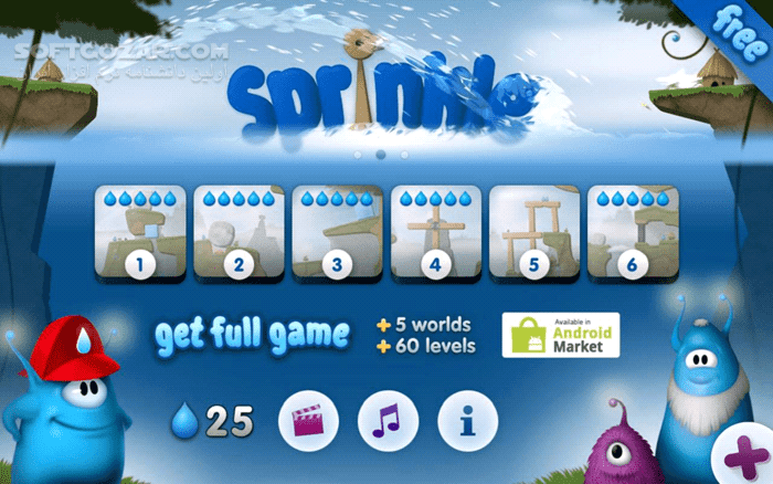 دانلود Sprinkle 1.7.2 + Sprinkle Junior 1.1.1 for Android - دانلود بازی آبپاش برای آندروید برای اندروید - سافت گذر