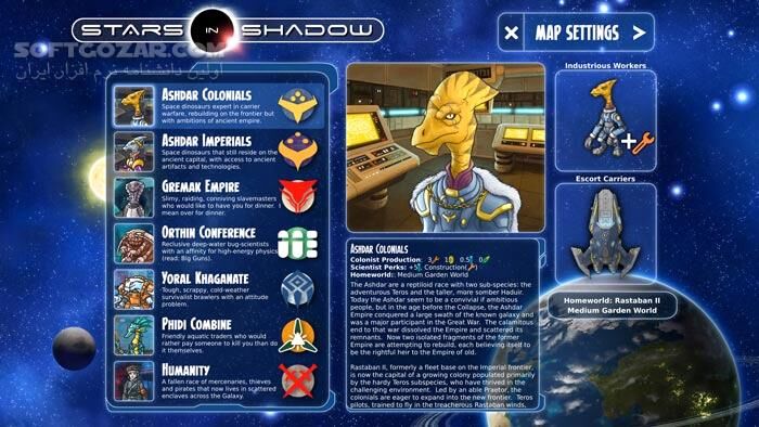 دانلود Stars in Shadow - دانلود بازی ستاره های پنهان - سافت گذر