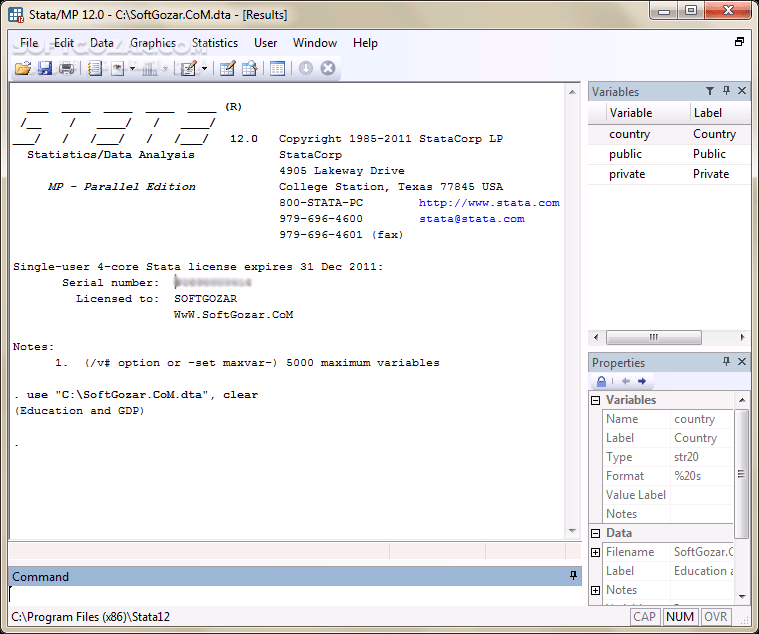 دانلود StataCorp StataMP 15.1 / 14.2 Revision + Portable - دانلود استاتا برنامه آماری برای محققان جامعه شناسی، اقتصاد - سافت گذر