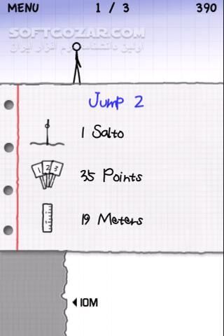 دانلود Stickman Cliff Diving 3.1 for Android +2.2 - دانلود بازی آدمک غواص برای اندروید - سافت گذر