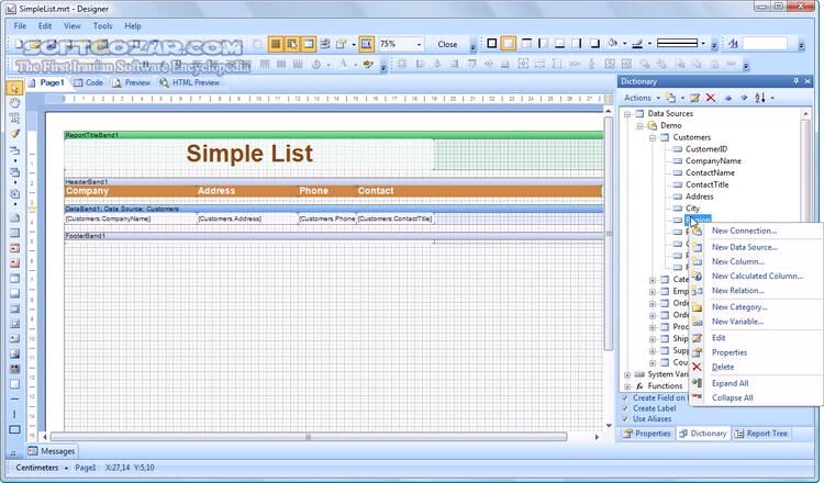 دانلود Stimulsoft Reports 2021.3.2 - دانلود کامپوننت دات نت برای گزارش گیری - سافت گذر