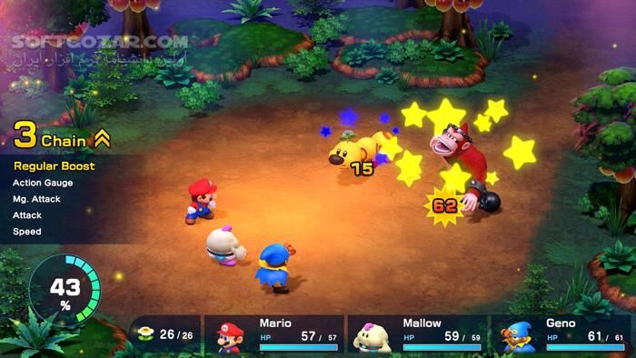 دانلود Super Mario RPG - دانلود بازی سوپر ماریو نقش آفرینی برای کامپیوتر - سافت گذر