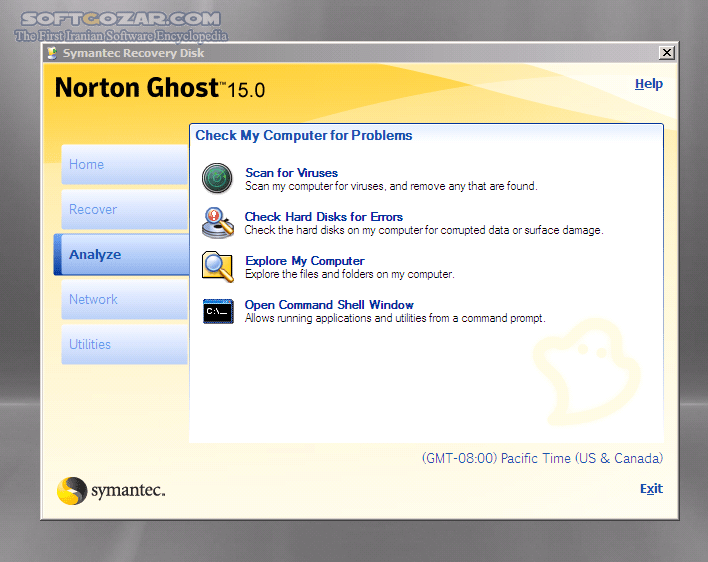 دانلود Symantec Norton Ghost 15.0.1.36526 SP1 /Symantec Backup Exec 2015 14.2 / Symantec Ghost 12.0.0.11761 BootCD - دانلود قوی‌ترین نرم افزار بکاپ و بازگردانی اطلاعات سیستم - سافت گذر