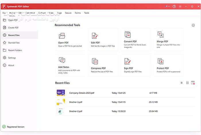 دانلود Systweak PDF Editor 1.0.0.8447 + Portable - دانلود ویرایش مستقیم فایل‌های پی‌دی‌اف - سافت گذر