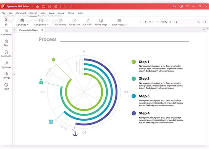 دانلود Systweak PDF Editor 1.0.0.8447 + Portable - دانلود ویرایش مستقیم فایل‌های پی‌دی‌اف - سافت گذر