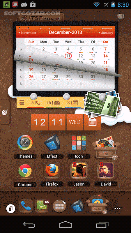 دانلود TSF Shell 3D Launcher Prime 3.9.4 for Android +2.2 - دانلود لانچری بسیار زیبا به همراه تمامی پلاگین ها برای اندروید - سافت گذر