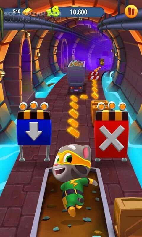 دانلود Talking Tom Gold Run 25.4.7.12785 for Android +6.0 - دانلود تاکینگ تام برای اندروید - سافت گذر