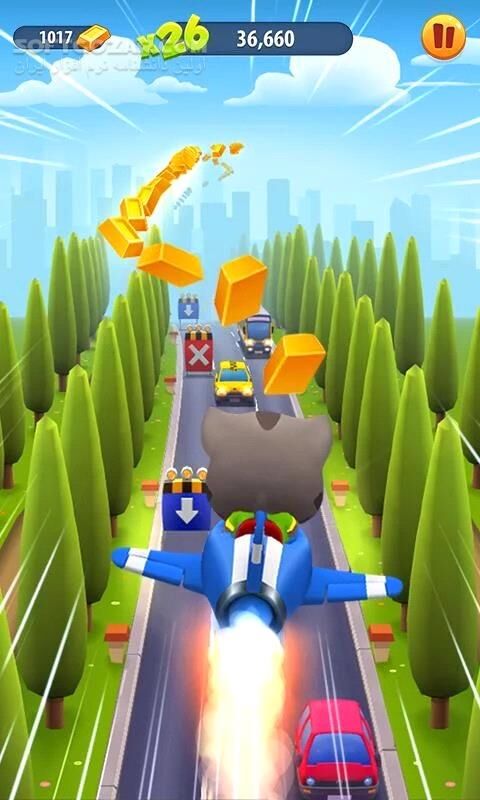 دانلود Talking Tom Gold Run 25.4.7.12785 for Android +6.0 - دانلود تاکینگ تام برای اندروید - سافت گذر