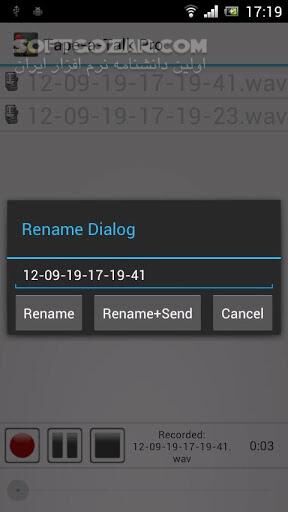 دانلود Tape-a-Talk Pro Voice Recorder Pro 2.0.8 for Android +2.3 - دانلود ضبط صدا با کیفیت برای اندروید - سافت گذر