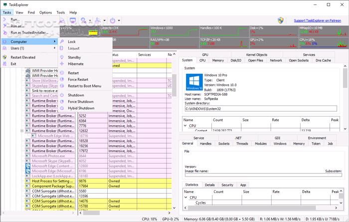دانلود TaskExplorer 1.7.1 - دانلود مدیریت پردازش ها - سافت گذر