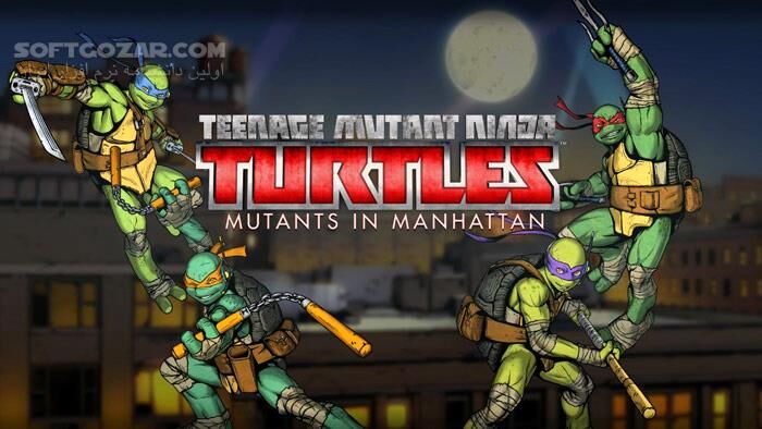 دانلود Teenage Mutant Ninja Turtles Mutants in Manhattan - دانلود بازی لاکپشت های نینجا - سافت گذر