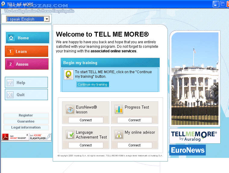 دانلود Tell Me More Performance 10 English - 10 Levels - دانلود آموزش زبان Tell Me More - سافت گذر