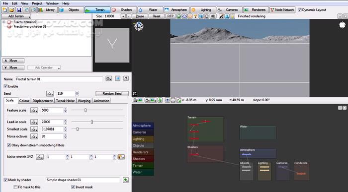 دانلود Terragen Professional 4.7.19 - دانلود طراحی و رندرینگ محیط های طبیعی زمین - سافت گذر