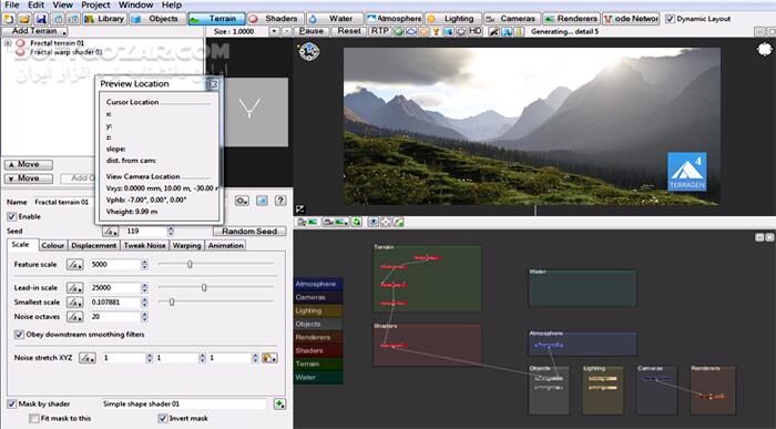 دانلود Terragen Professional 4.7.19 - دانلود طراحی و رندرینگ محیط های طبیعی زمین - سافت گذر